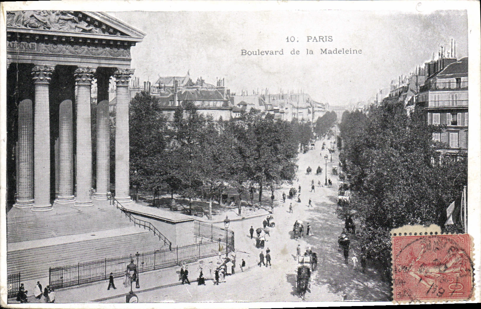 CPA Paris Boulevard de la Madeleine 