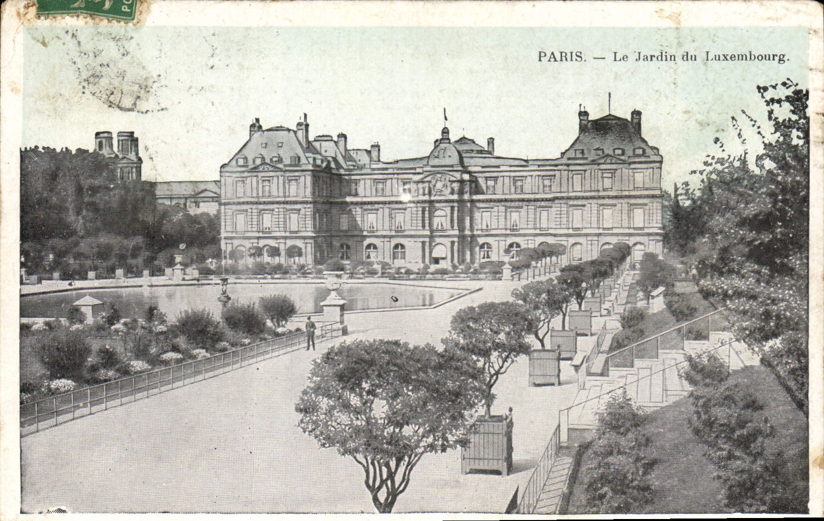 CPA Paris Le Jardin du Luxembourg