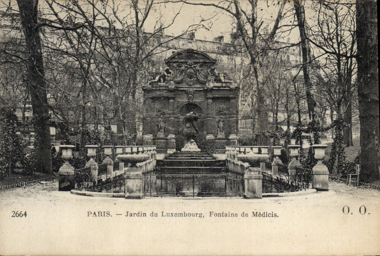 CPA Paris Jardin du Luxembourg Fontaine de Medicis 