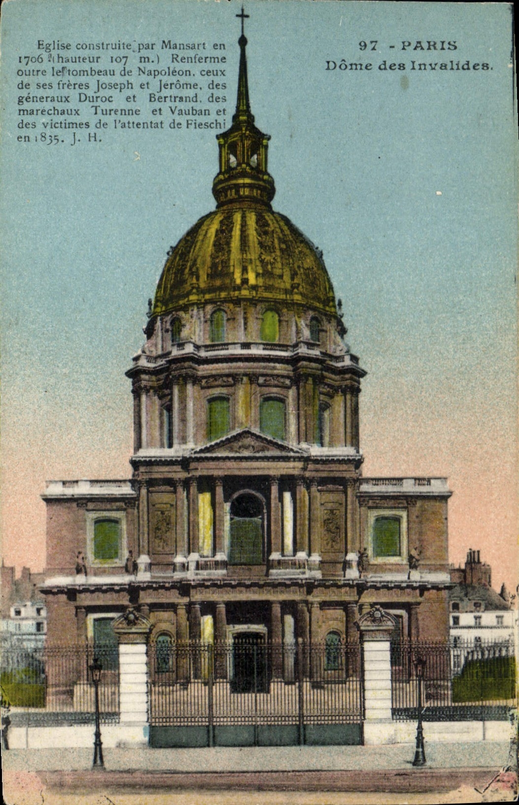 CPA Paris Dome des Invalides 