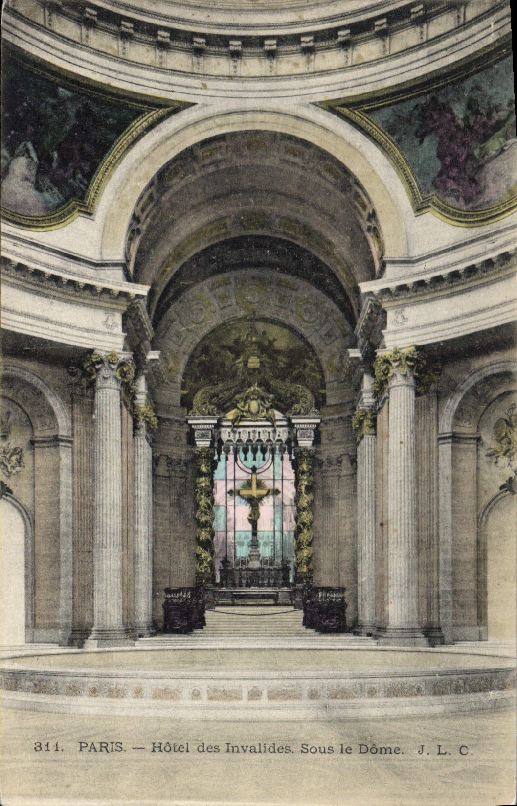 CPA Paris Hotel des Invalides Sous le Dome