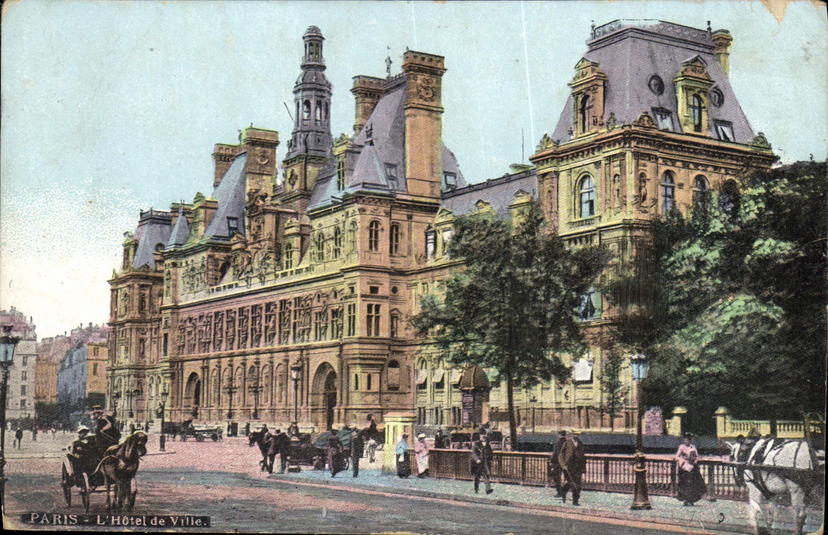 CPA Paris L'Hotel de Ville