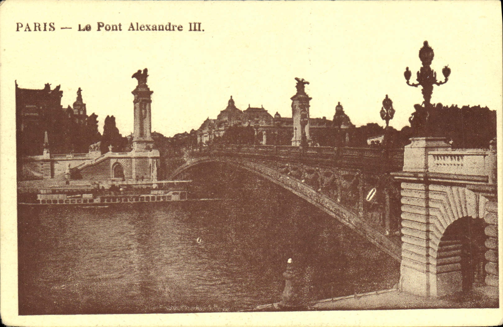 CPA Paris Le Pont Alexandre III 