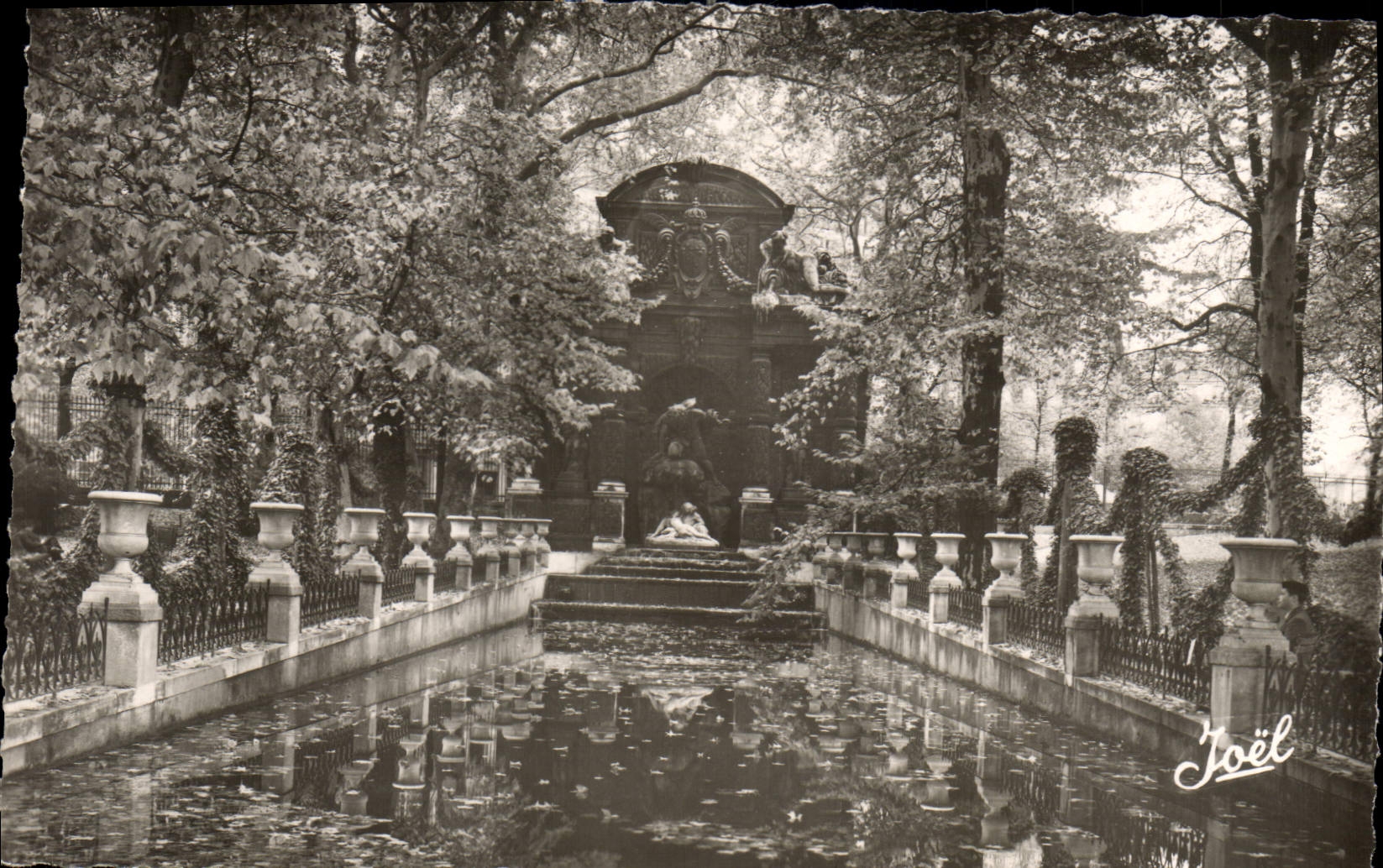 CPA Paris Jardin du Luxembourg Fontaine de Medicis 