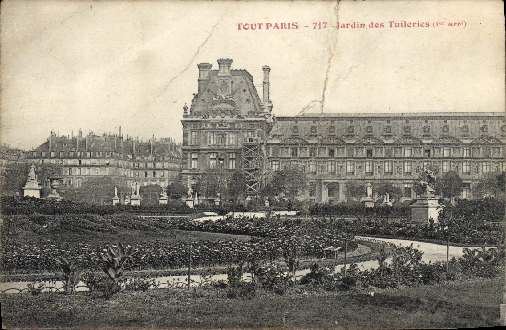 CPA Tout Paris Jardin des Tuileries