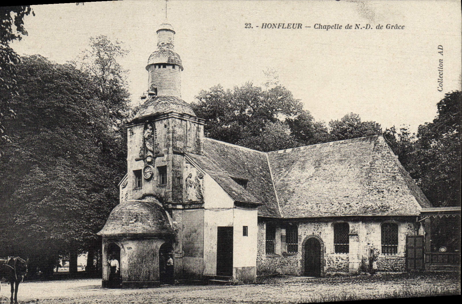 CPA Honfleur Chapelle de ND de Grace 