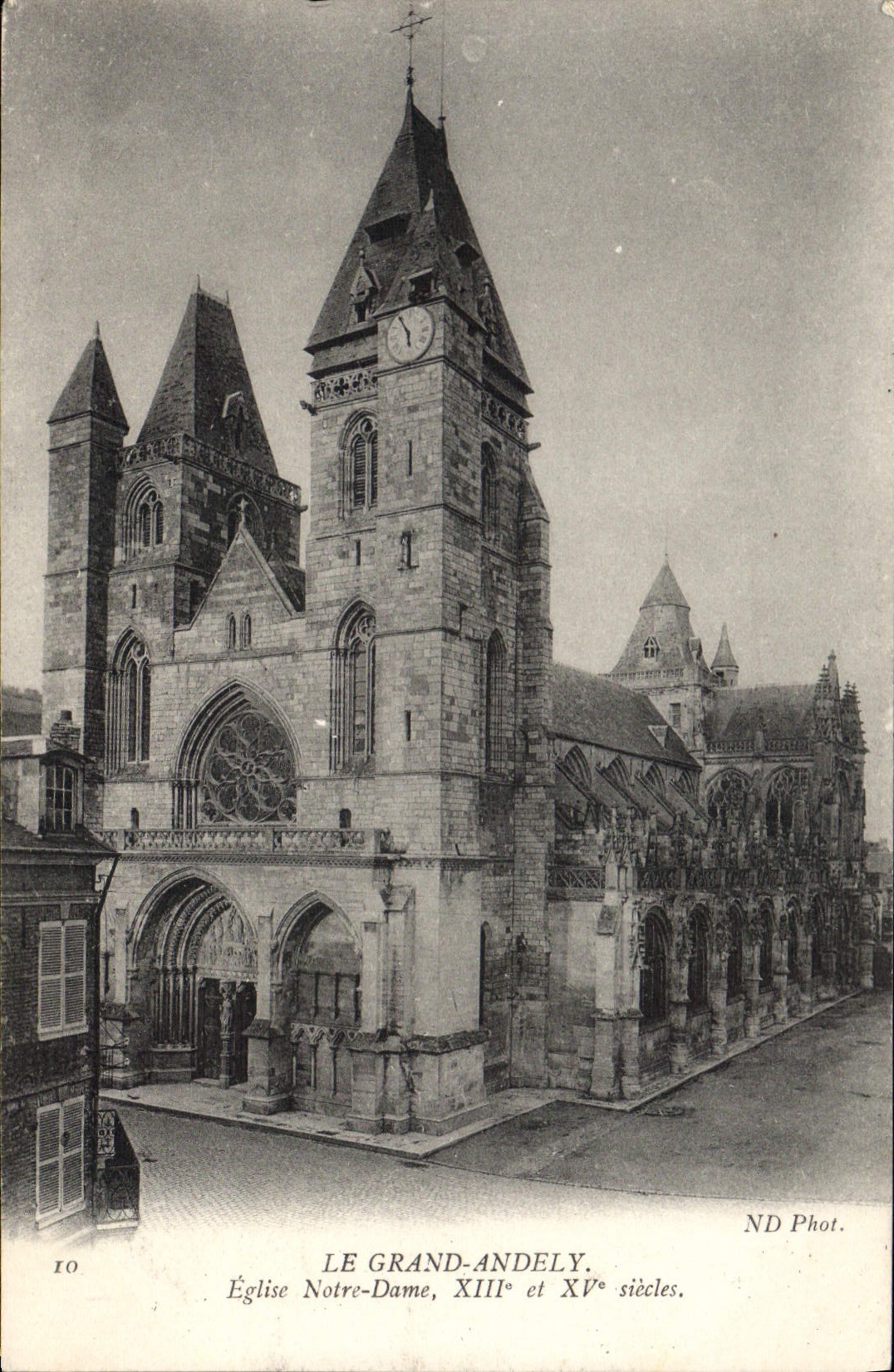 CPA Le Grand Andely Eglise Notre Dame 