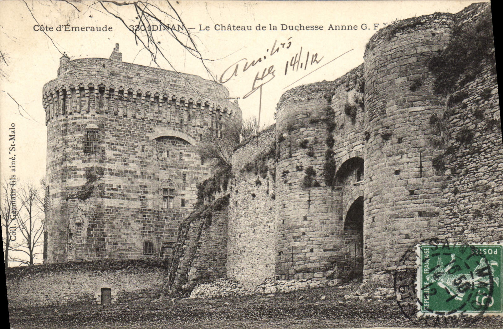 CPA Dinan Le Chateau de la Duchesse Anne 