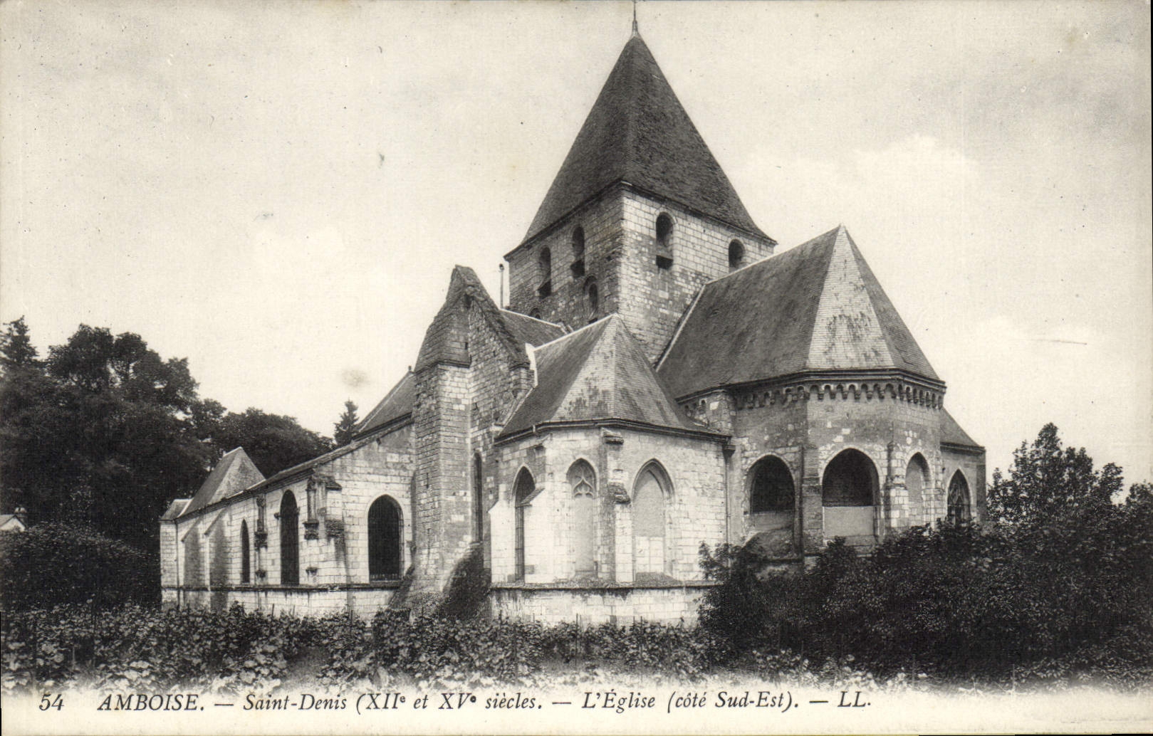 CPA Amboise Saint Denis L'Eglise cote Sud Est 