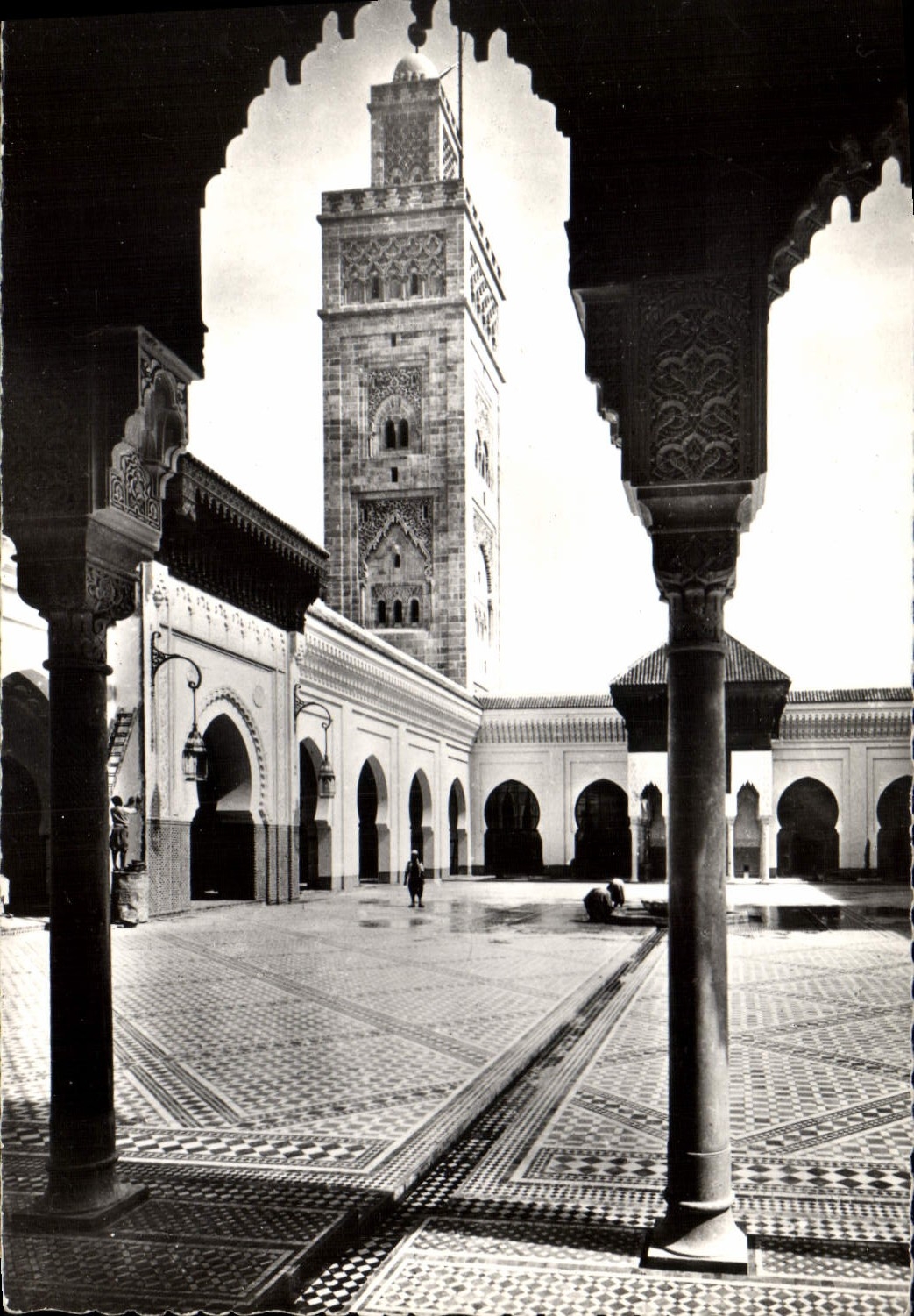 CPA Casablanca Mosquee Sidi Mohammed Ben Youssef