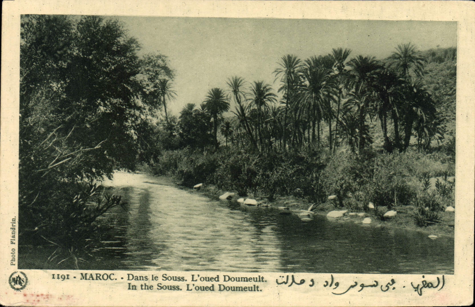 CPA Maroc Dans le Souss L'oued Doumeult 