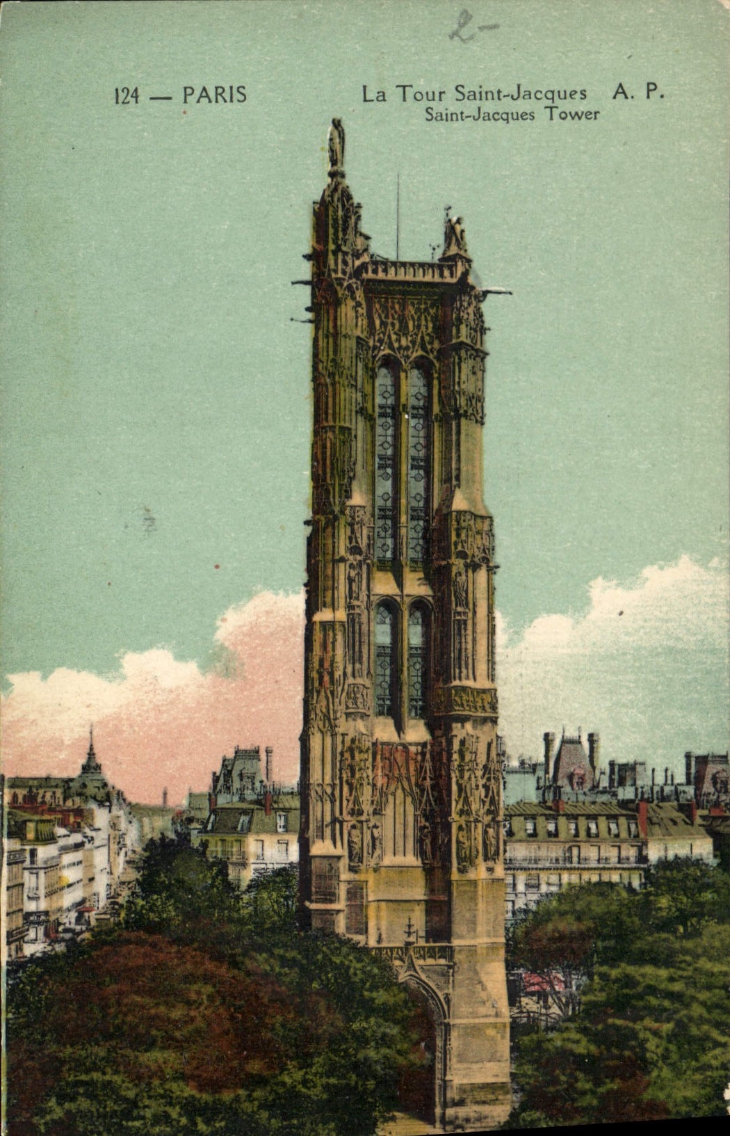 CPA Paris La Tour Saint Jacques 