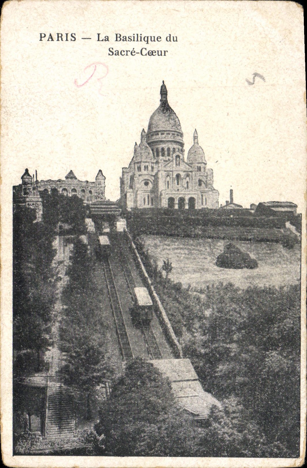 CPA Paris La Basilique du Sacre Coeur 