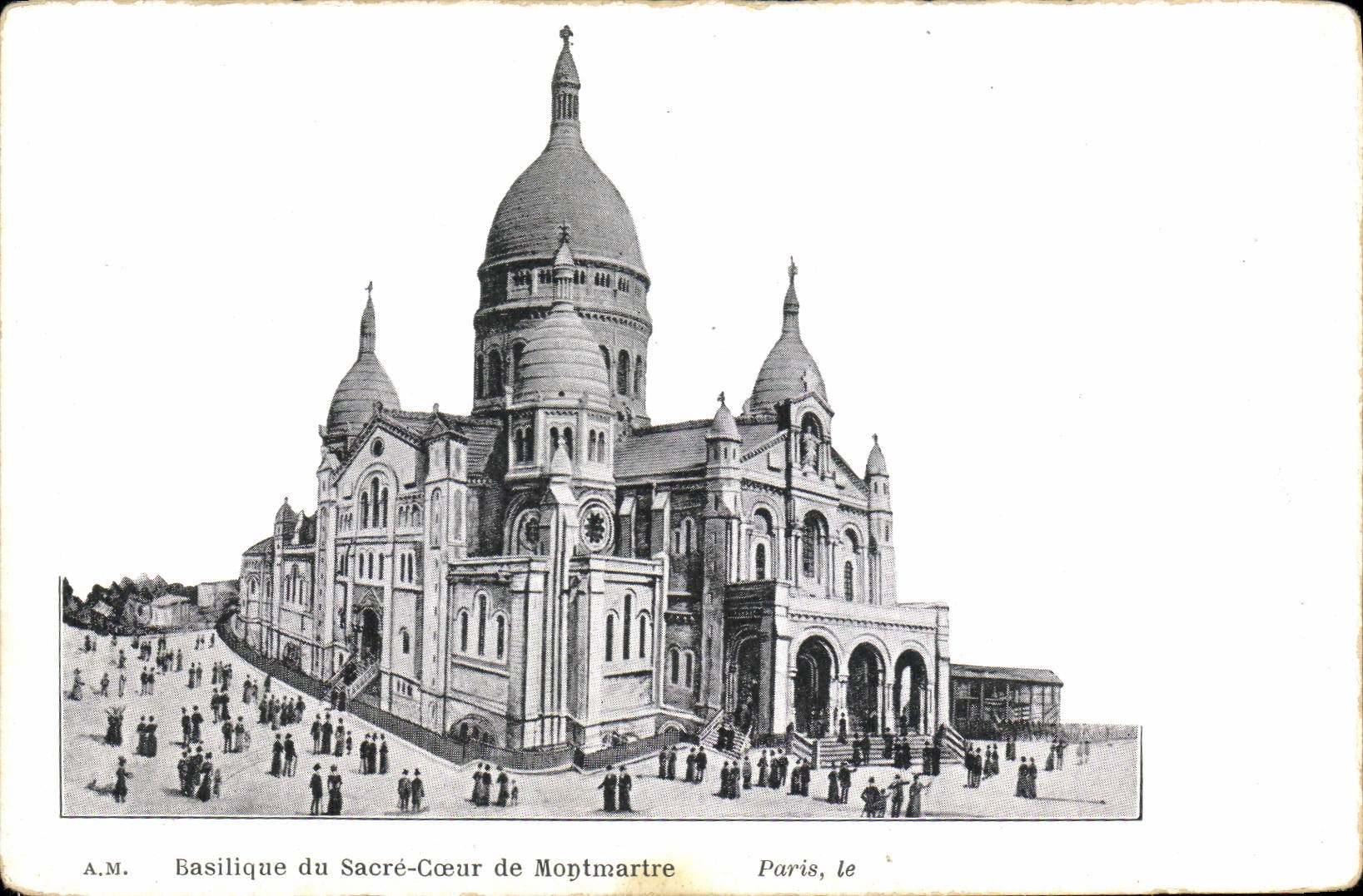 CPA Paris Basilique du Sacre Coeur de Montmartre 