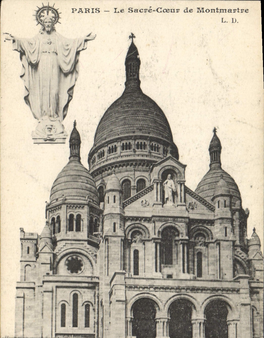 CPA Paris Le Sacre Coeur de Montmartre 