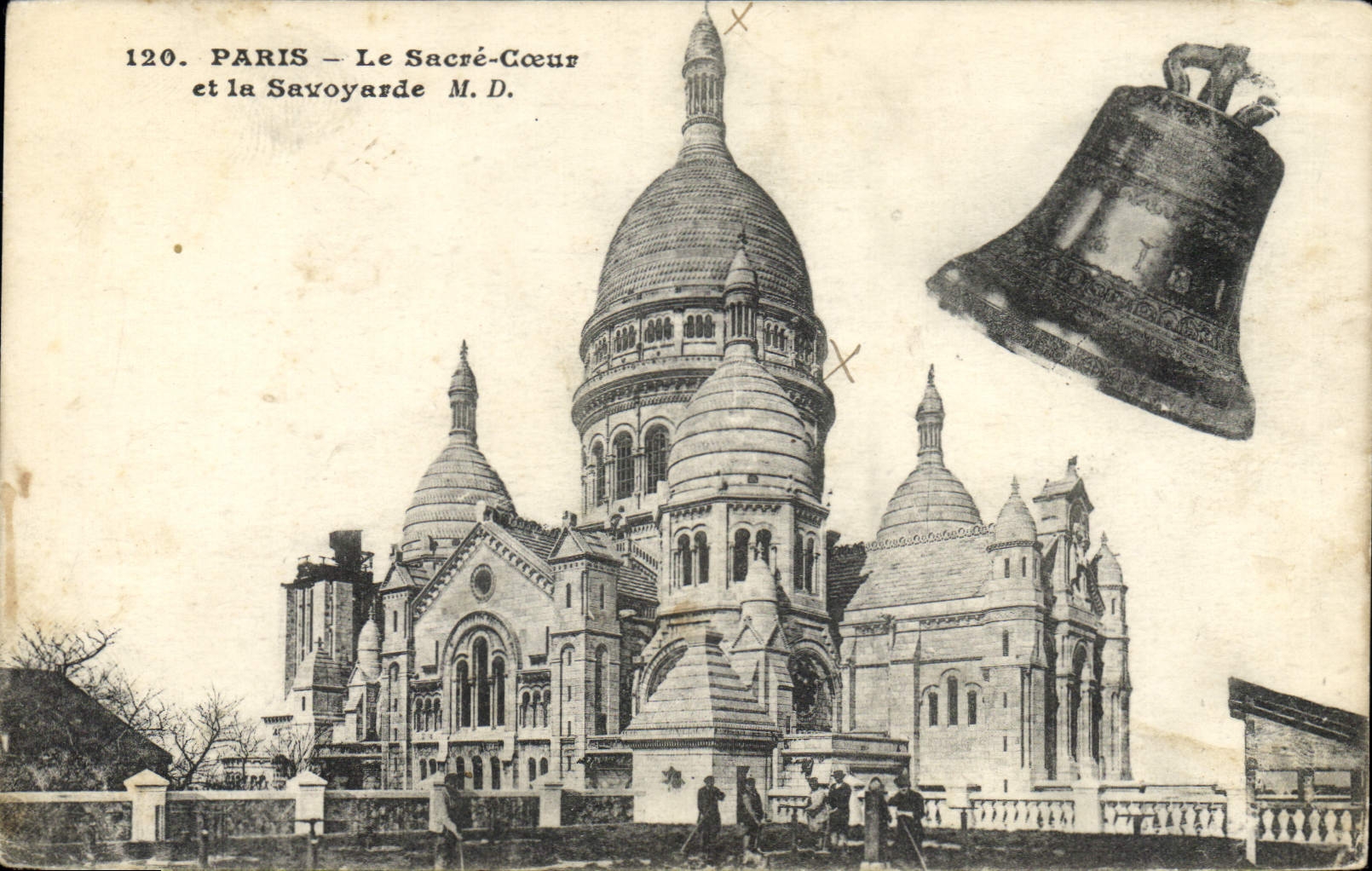 CPA Paris Le Sacre Coeur et la Savoyarde cloche