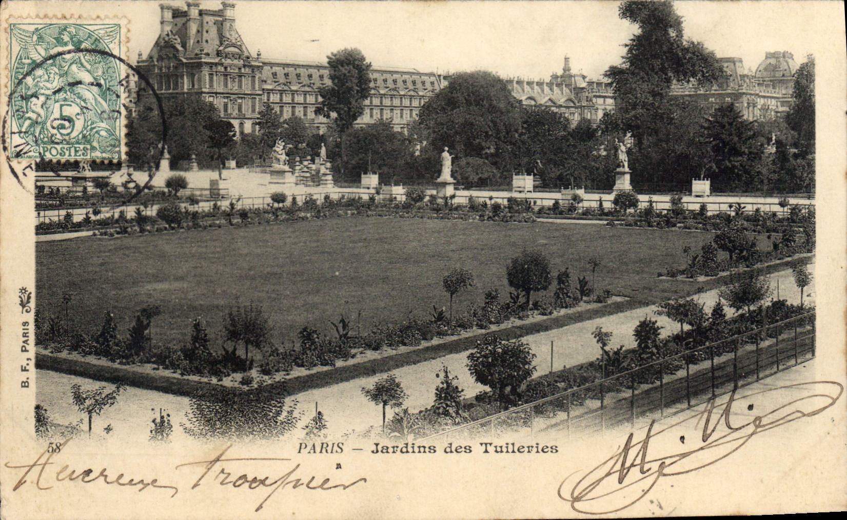 CPA Paris Jardin des Tuileries 