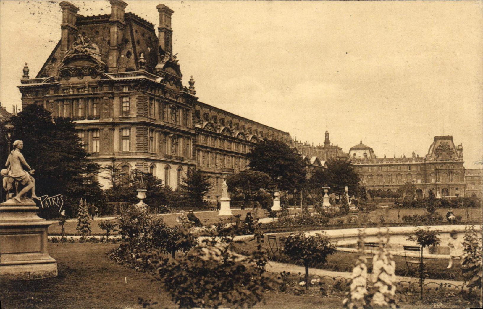 CPA Paris Les Tuileries Aile Nord 