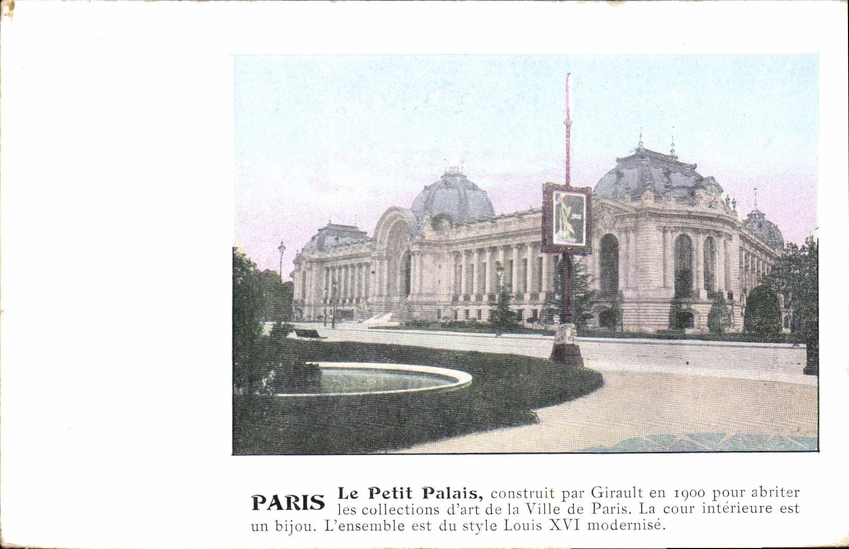 CPA Paris Le Petit Palais 