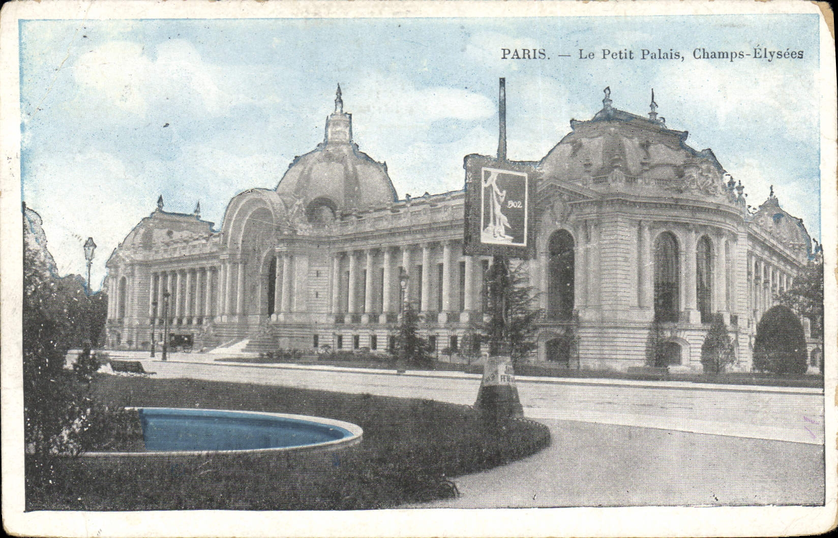 CPA Paris Le Petit Palais Champs Elysees 