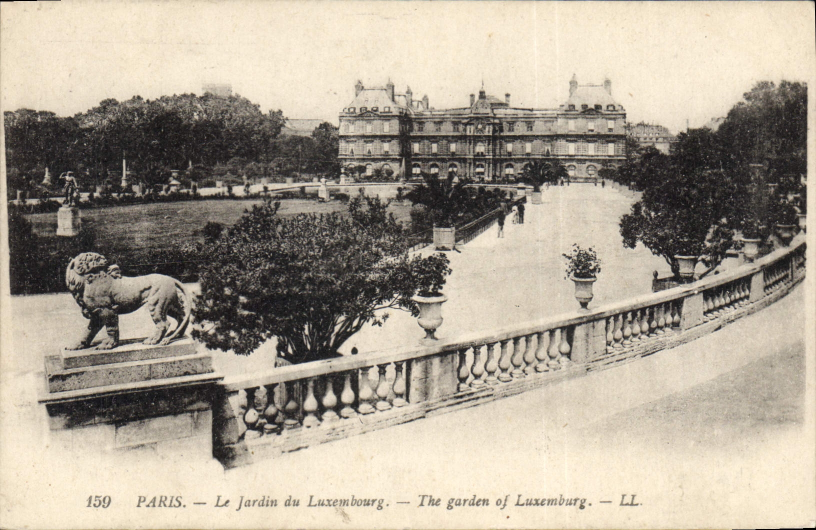 CPA Paris Le Jardin du Luxembourg 