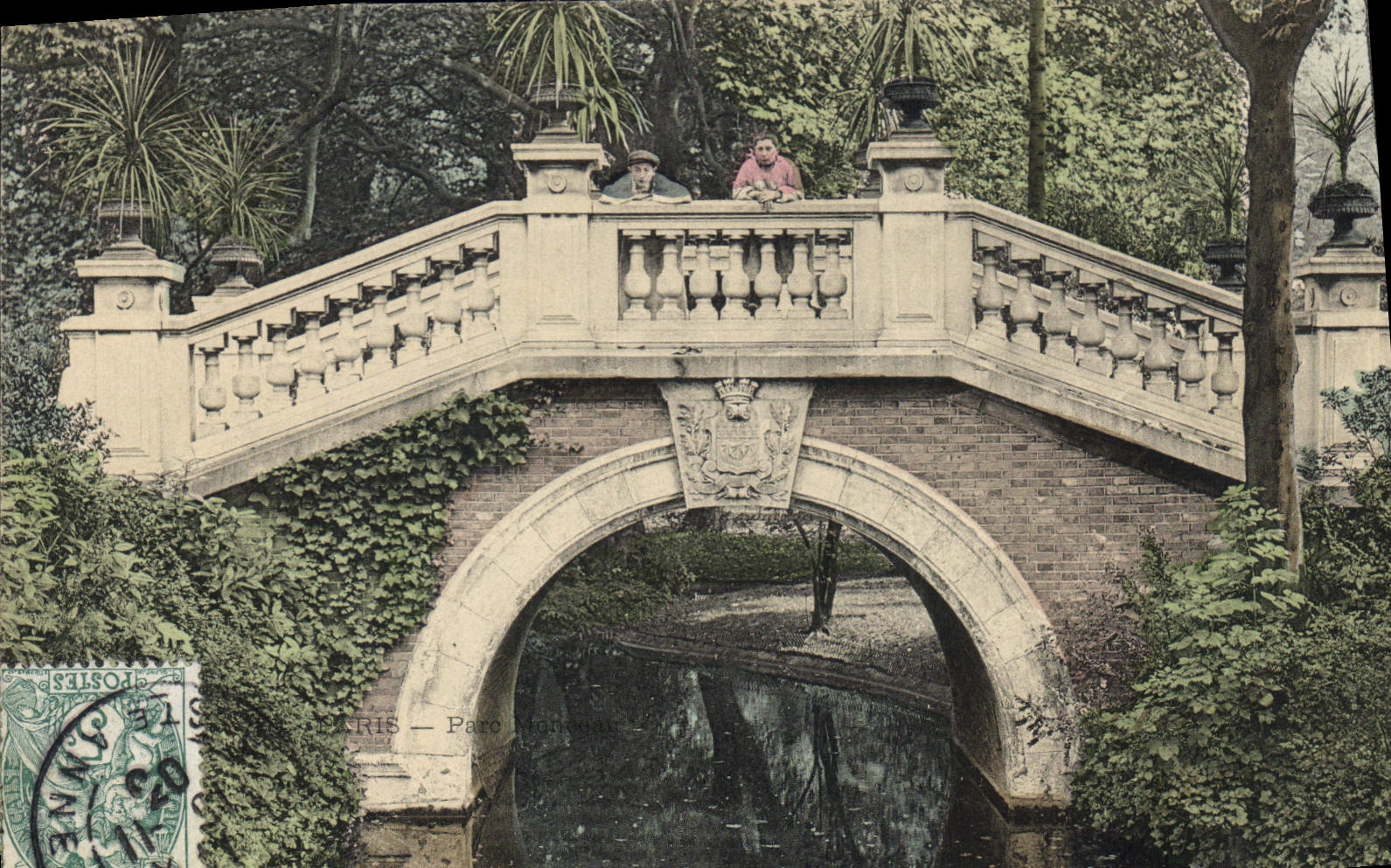 CPA Paris Parc Monceau Le Pont 