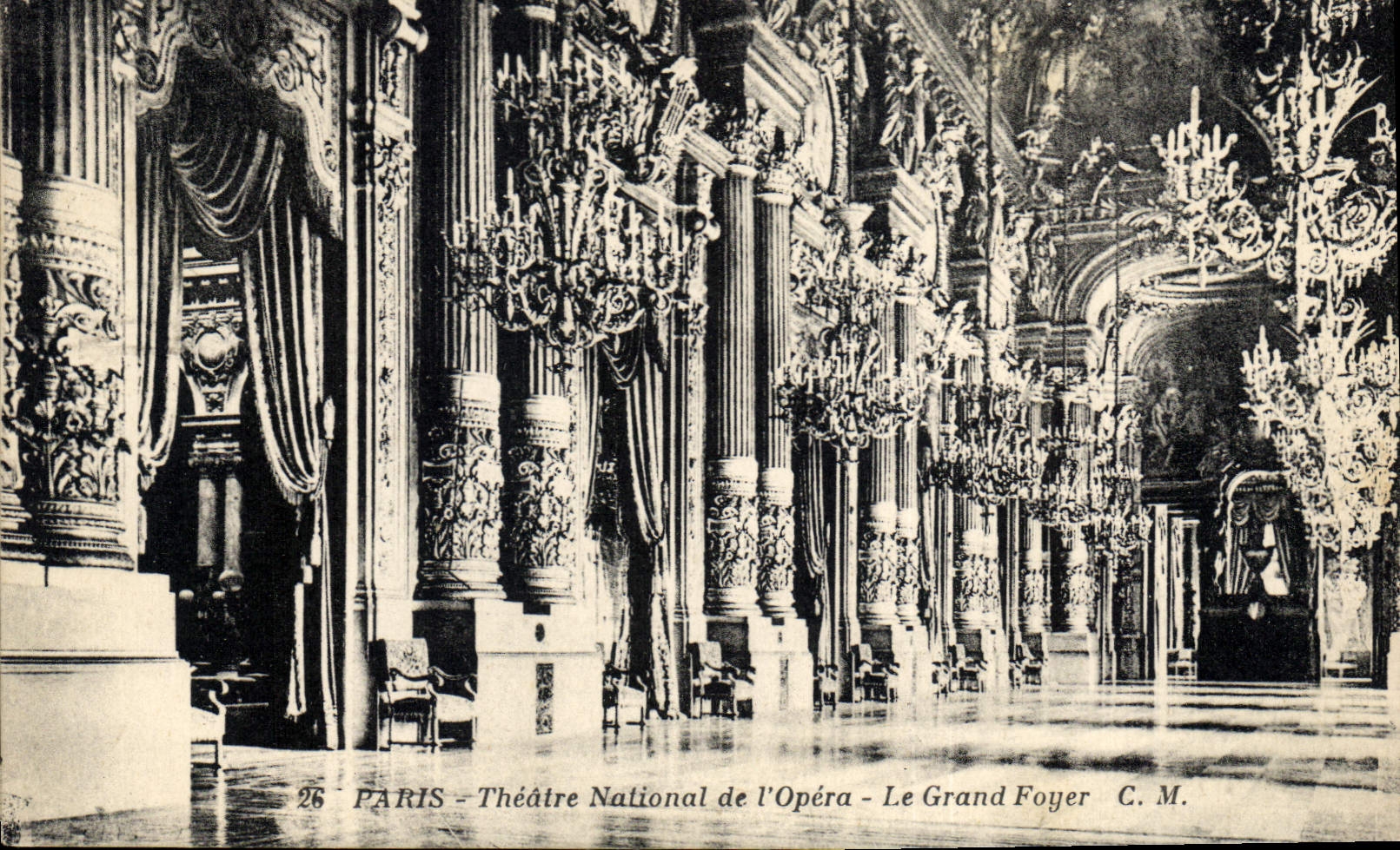CPA Paris Theatre National de l'Opera Le Grand Foyer