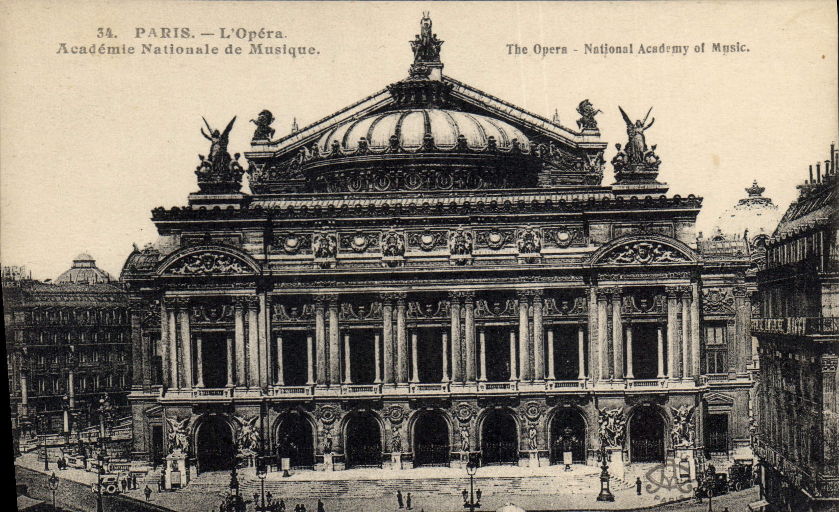 CPA Paris L'Opera Academe Nationale de Musique