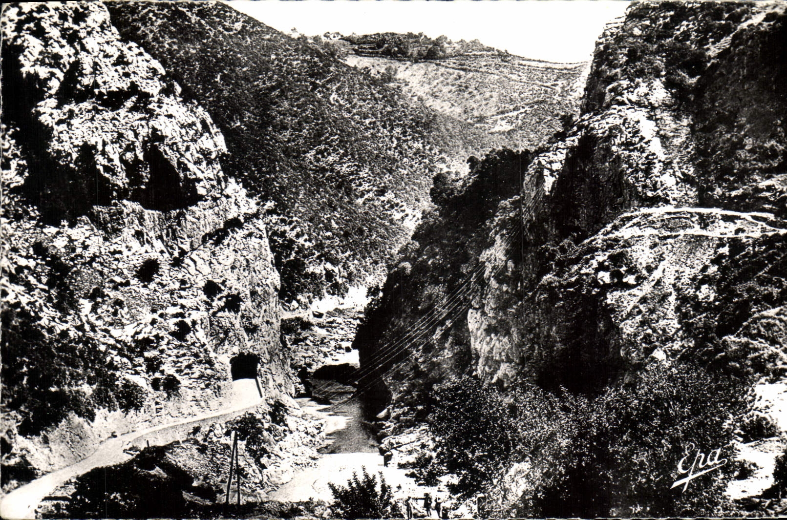 CPA Gorges de Palestro et le Tunnel