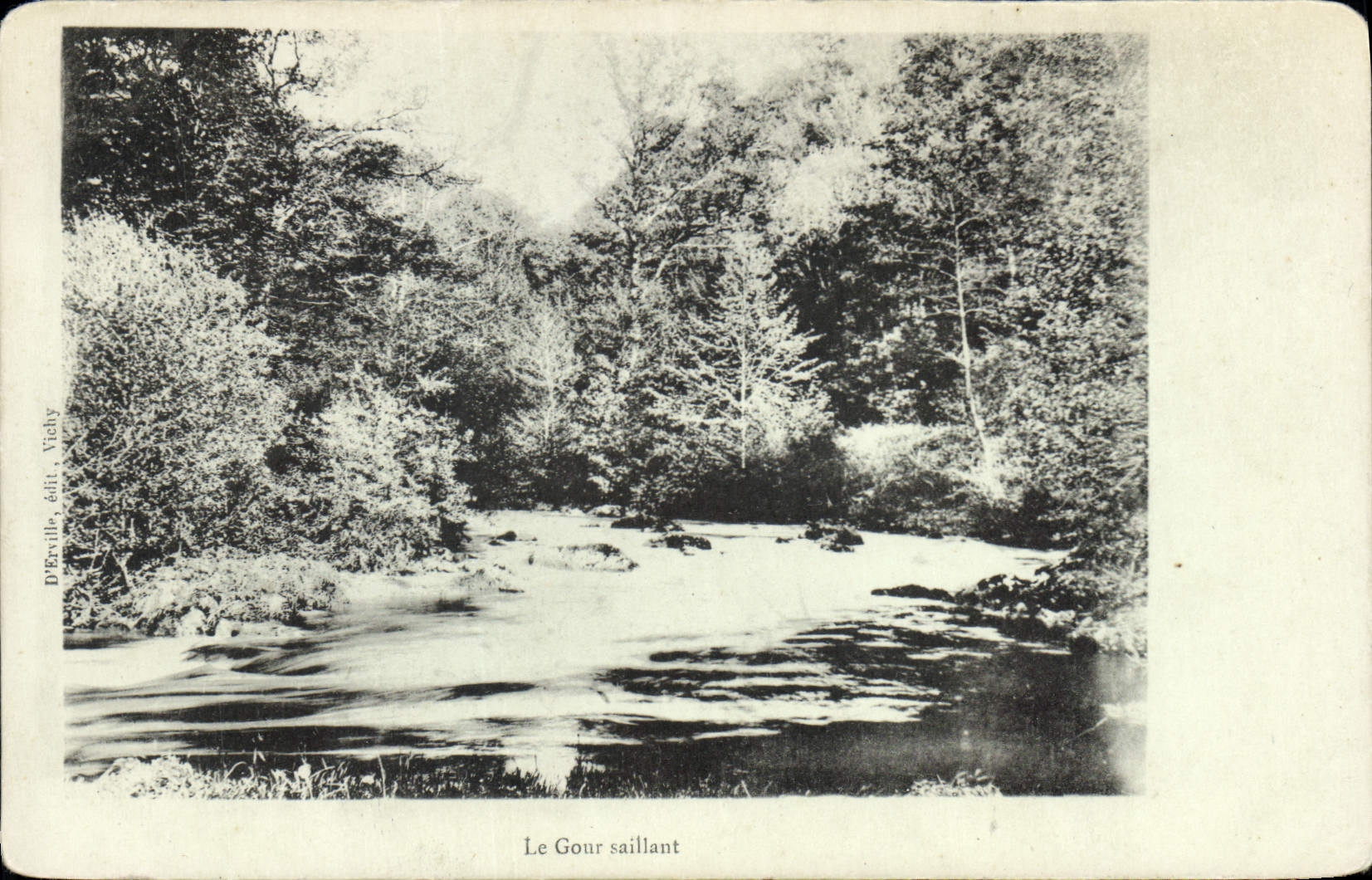 CPA Le Gour saillant 