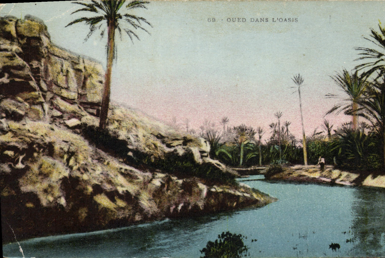 CPA Oued Dans L'Oasis 