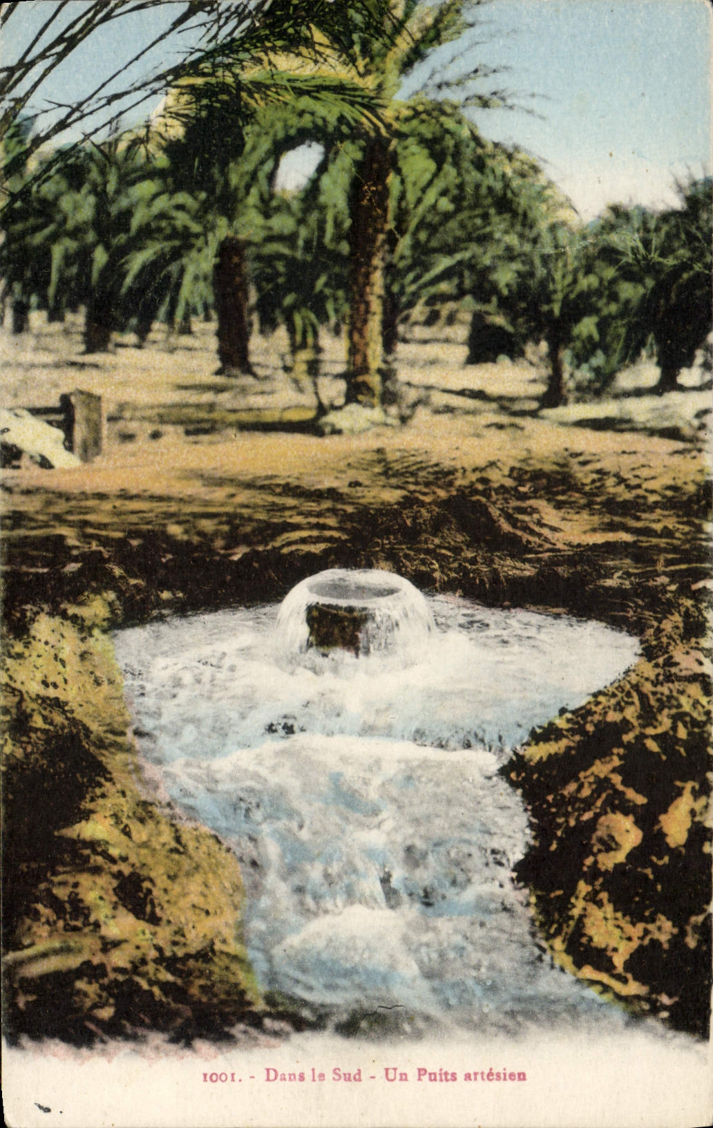 CPA Dans le Sud Un Puits 