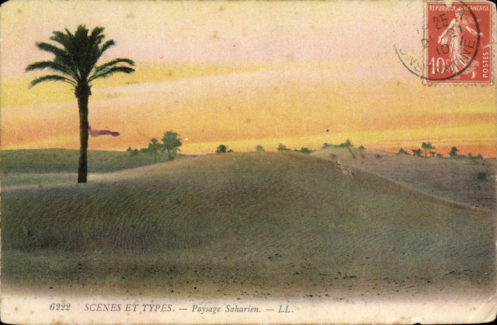 CPA Scenes et Types Paysage Saharien 