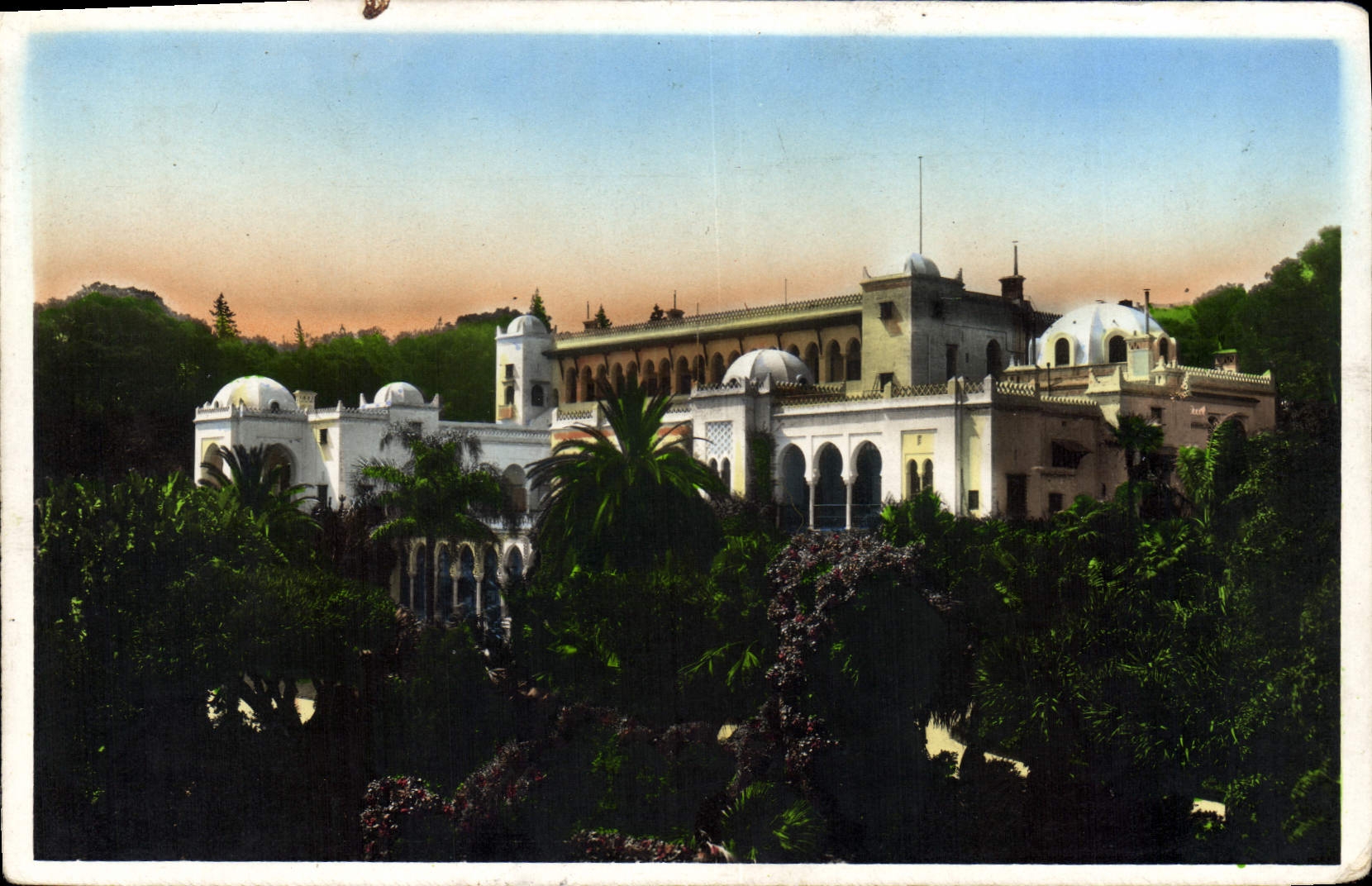CPA Alger Palais d'ete de M le Gouverneur de l'Algerie et ses Jardins 