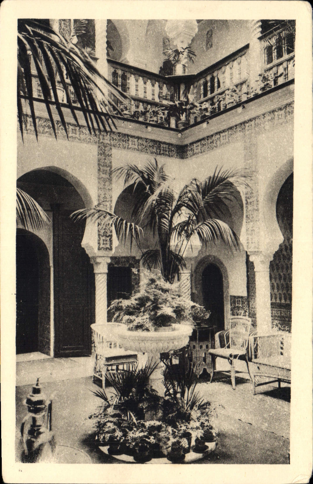 CPA Alger Palais d'Ete Salon Mauresque