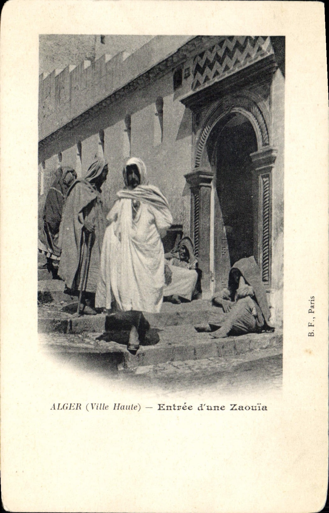 CPA Alger Ville Haute Entree d'une Zaouia