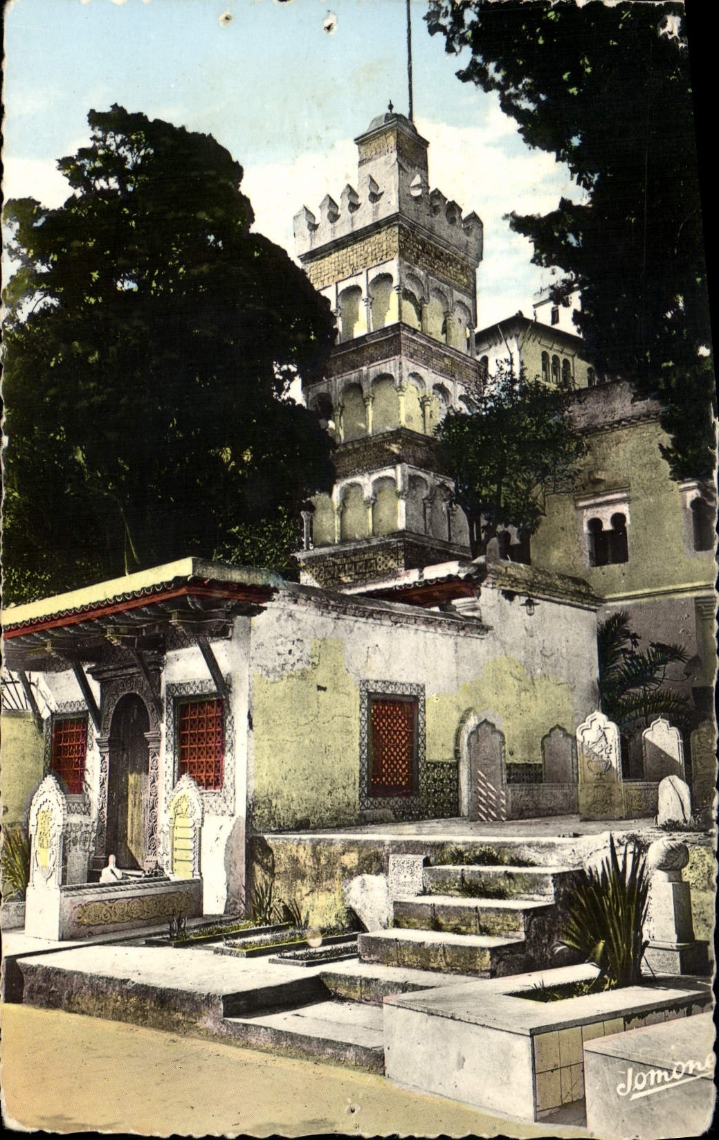 CPA Alger El Djezair La Mosquee de Sidi Abderrhamane