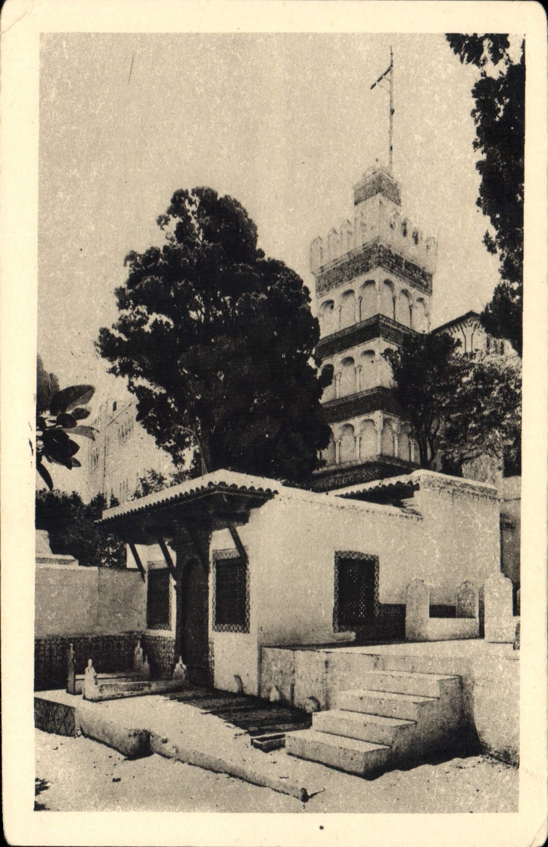 CPA Alger Mosquee de Sidi Abderrahmane 
