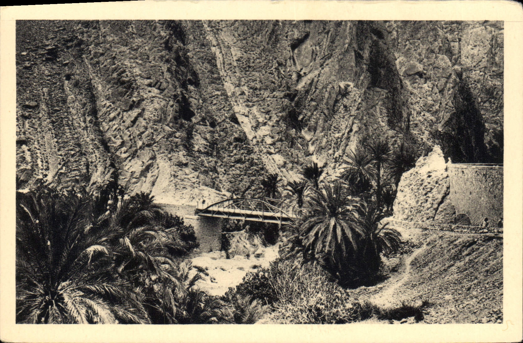 CPA EL Kantara Le Pont en fer 