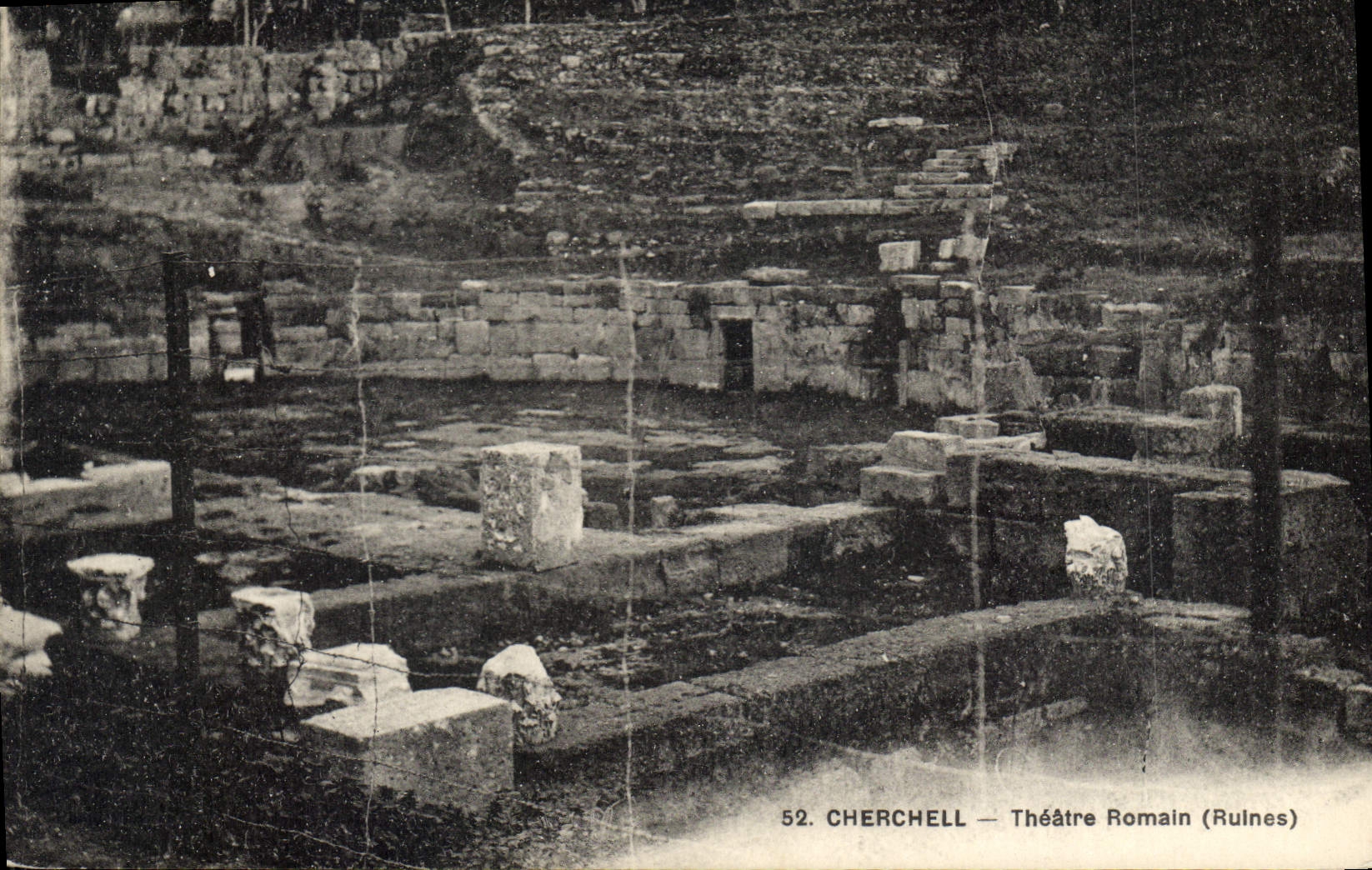 CPA Cherchell Theatre Romain Ruines