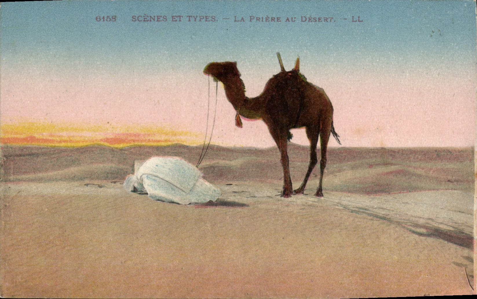 CPA Scenes et Types La Prieure au Desert