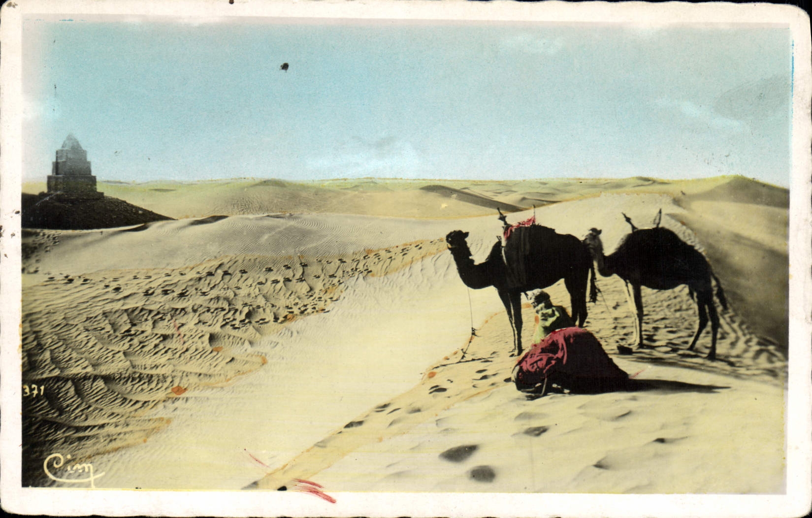 CPA L'Afrique Prieure au Desert 