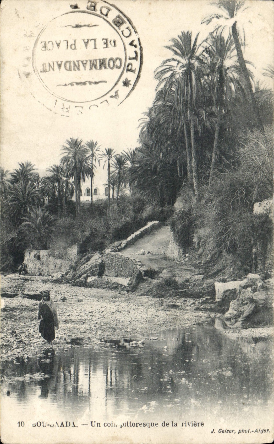 CPA Bou Saada Un coin pittoresque de la riviere