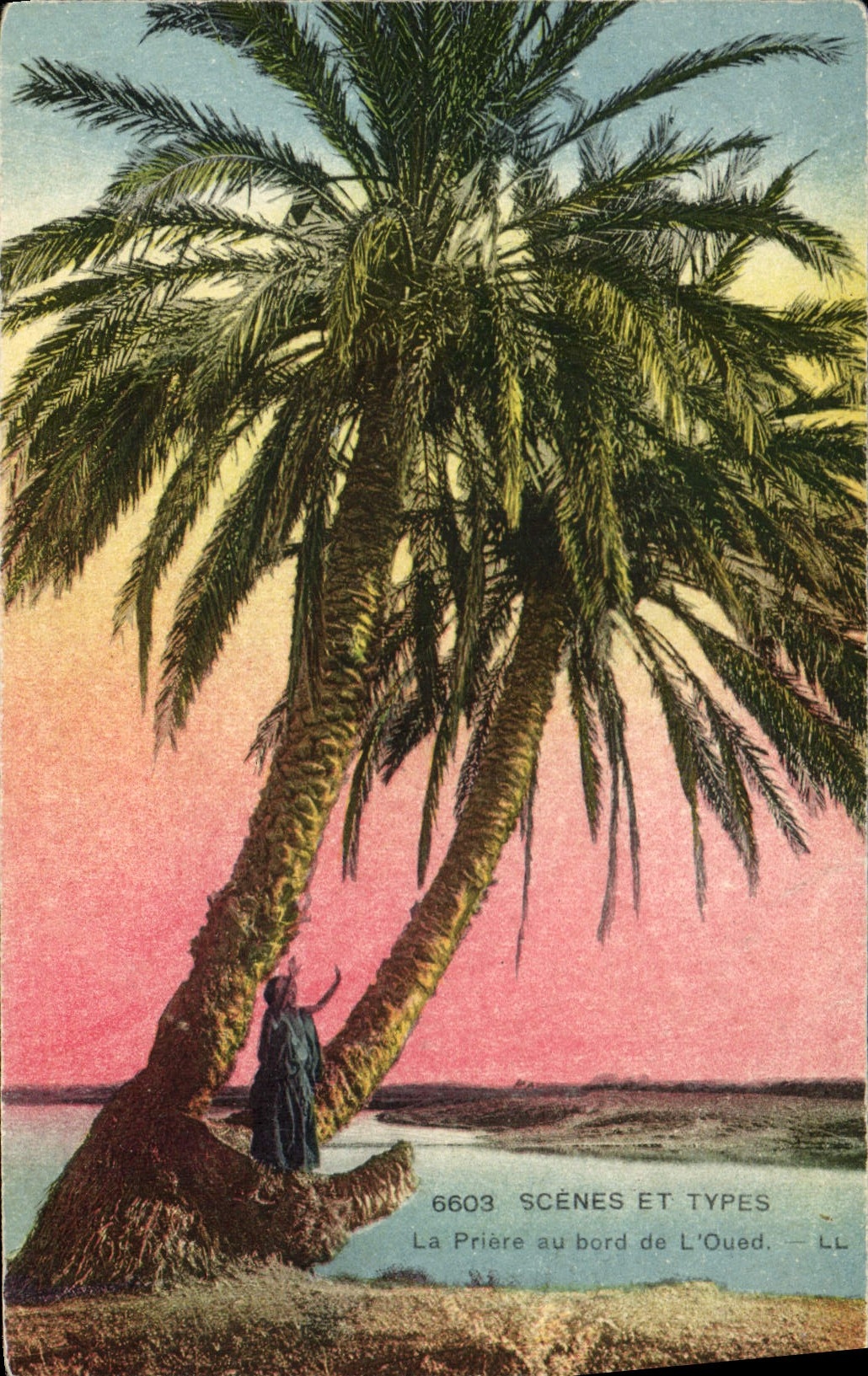 CPA Scenes et Types La Prieure au bord de L'Oued