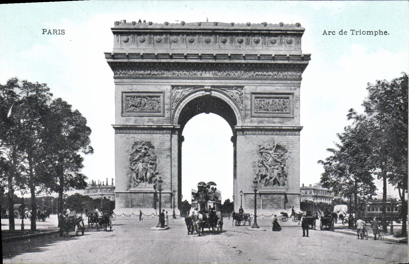 CPA Paris Arc de Triomphe 