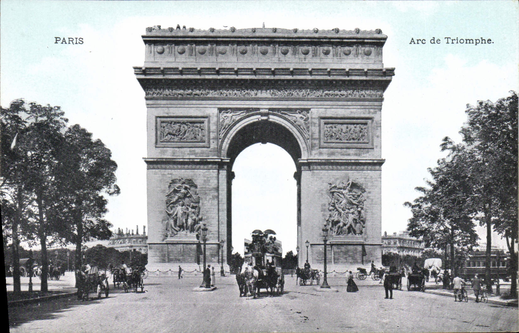 CPA Paris Arc de Triomphe 
