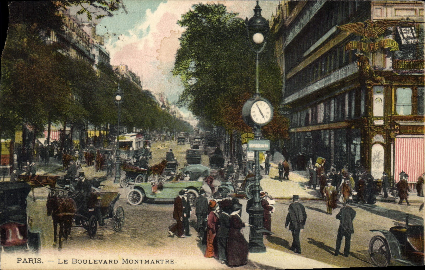 CPA Paris Le Boulevard Montmartre 