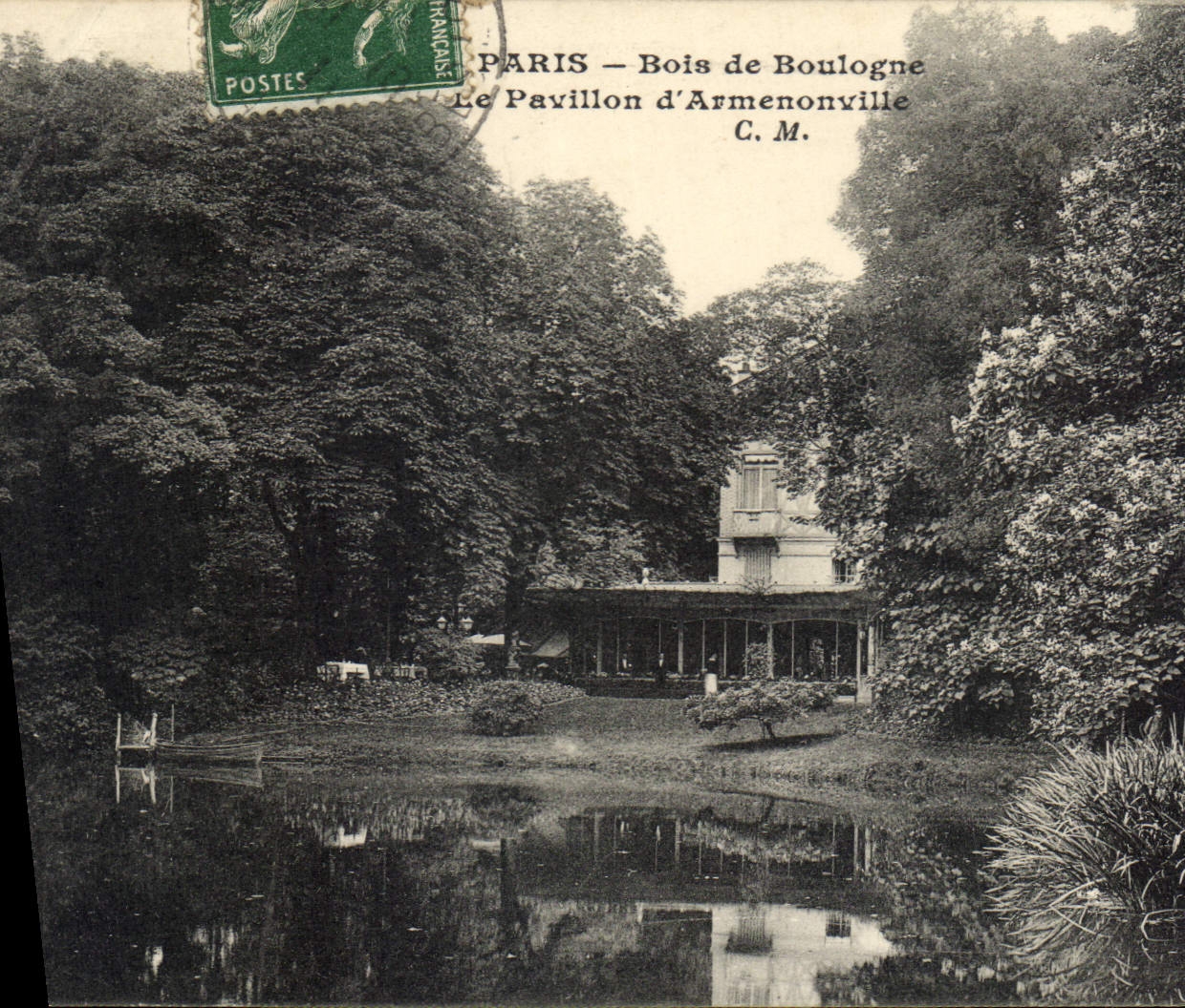 CPA Paris Bois de Boulogne Pavillon d'Armenonville