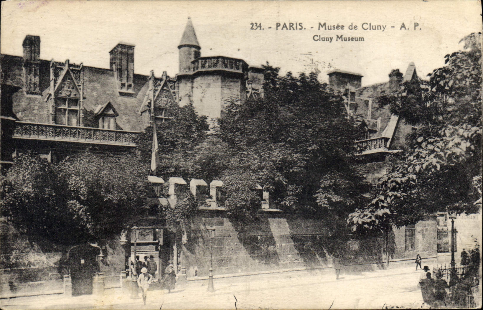 CPA Paris Musee de Cluny 