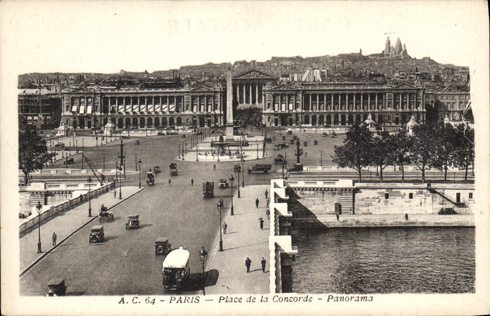 CPA Paris Place de la Concorde Panorama